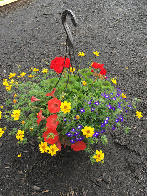 HANGING FIBER BASKET 'SUN'